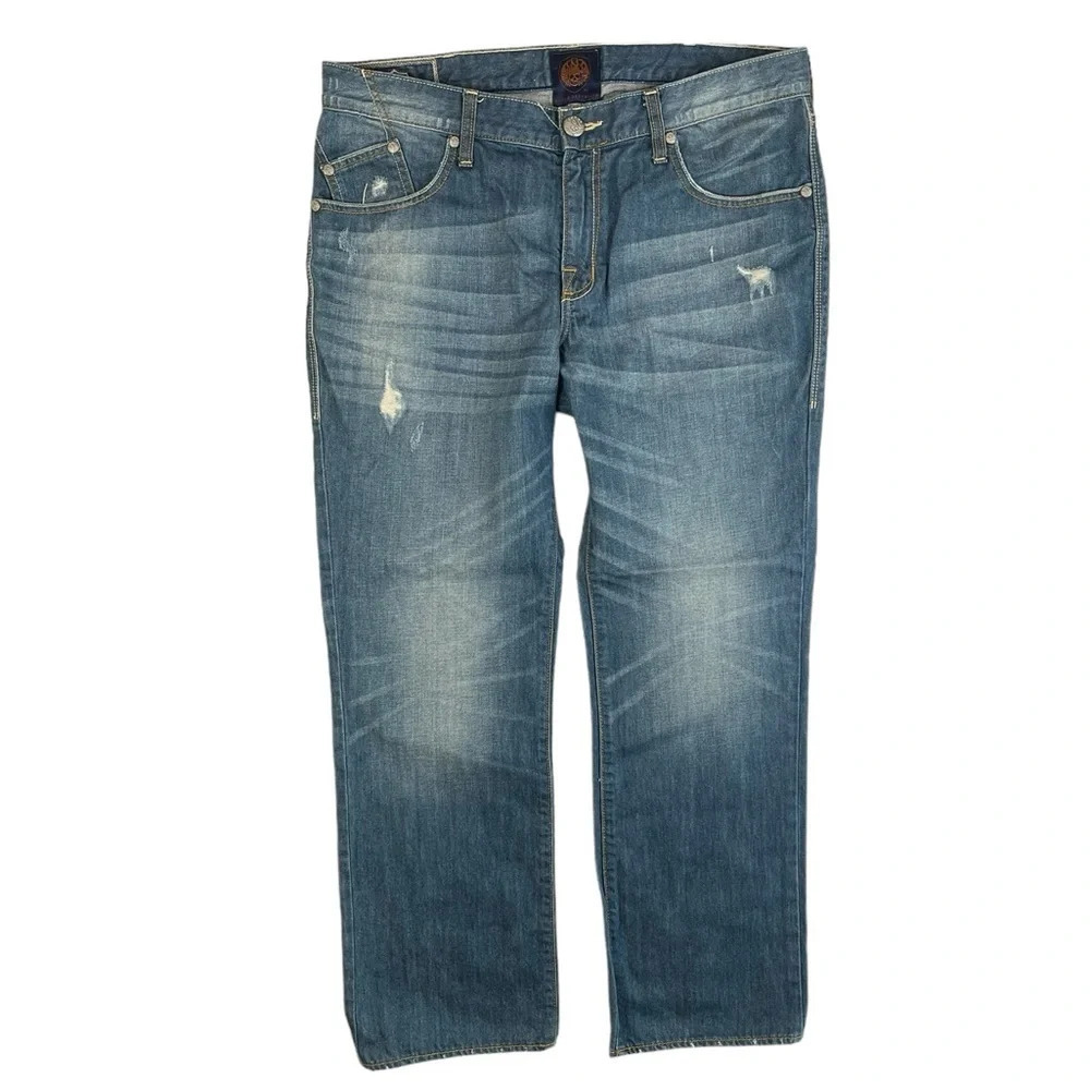 MJ265 Men’s Rock & Republic NEIL Straight Leg Denim Jeans 36x30